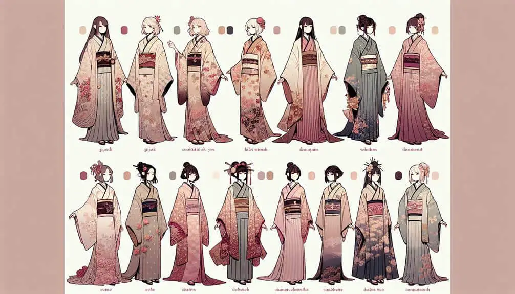 fashionable nezuko kimono styles